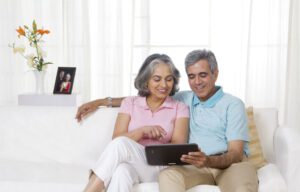 Couple Looking at Home Online After a Deposit