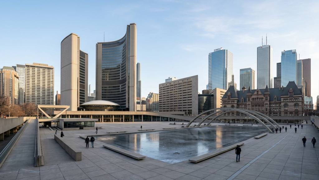 Toronto City Hall representing the Toronto property tax 2026 budget