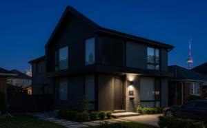 Darkened residential property subject to the Toronto vacant home tax 2026