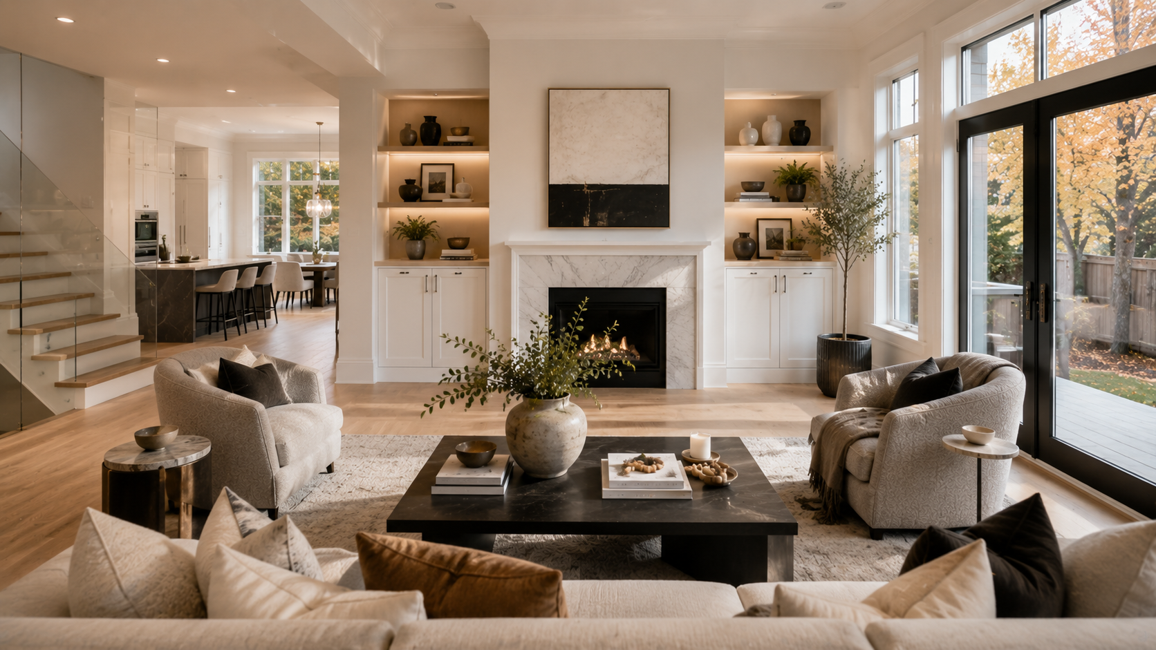 Pricing your resale listing in a staged Toronto living room